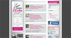 Desktop Screenshot of cesbarosario.com